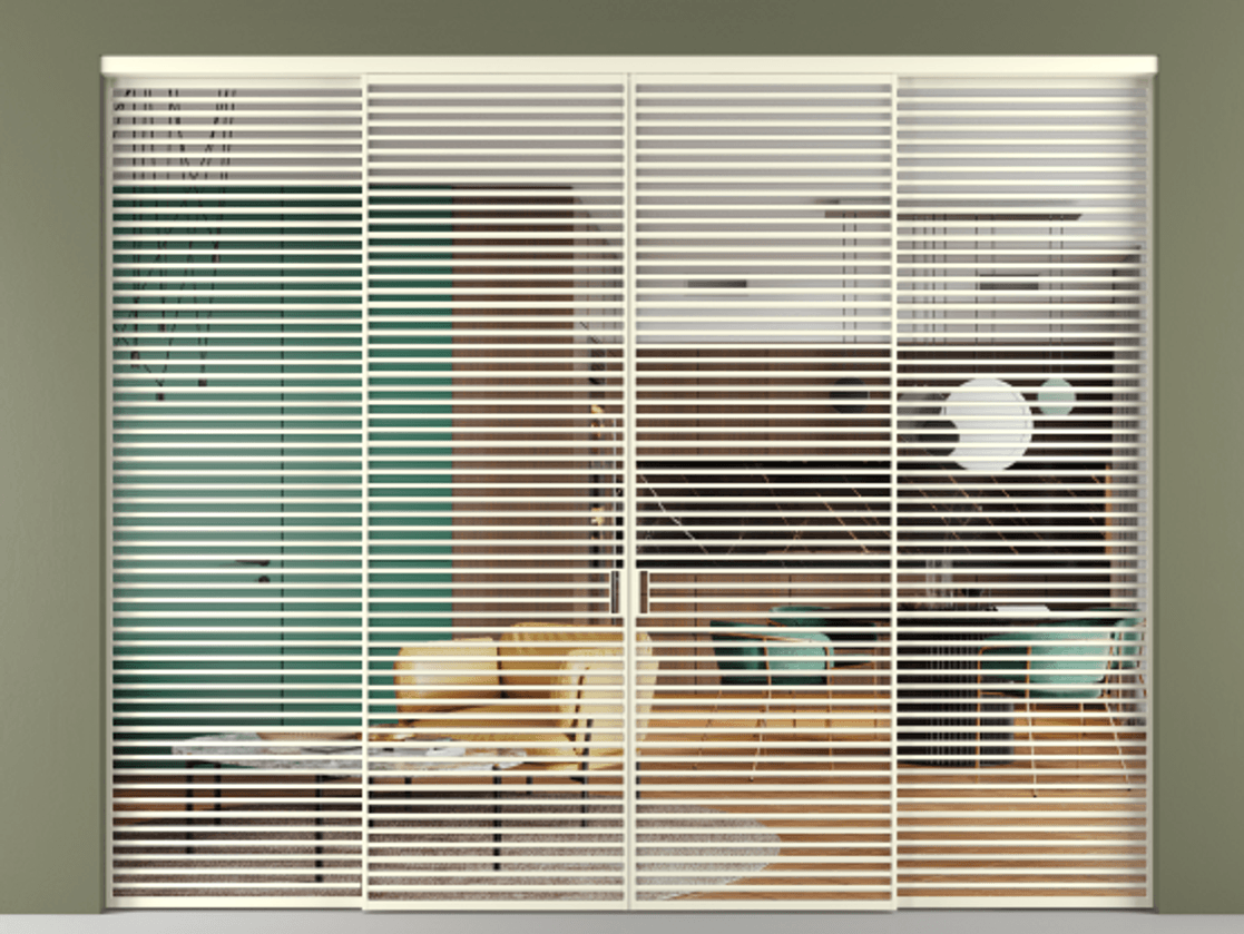 Перегородка Formato внутри проёма четырёхстворчатая #VENDORCODE# #FURNISH# #GLASS# Цена #PRICE# #CURRENCY#  | Volhovec