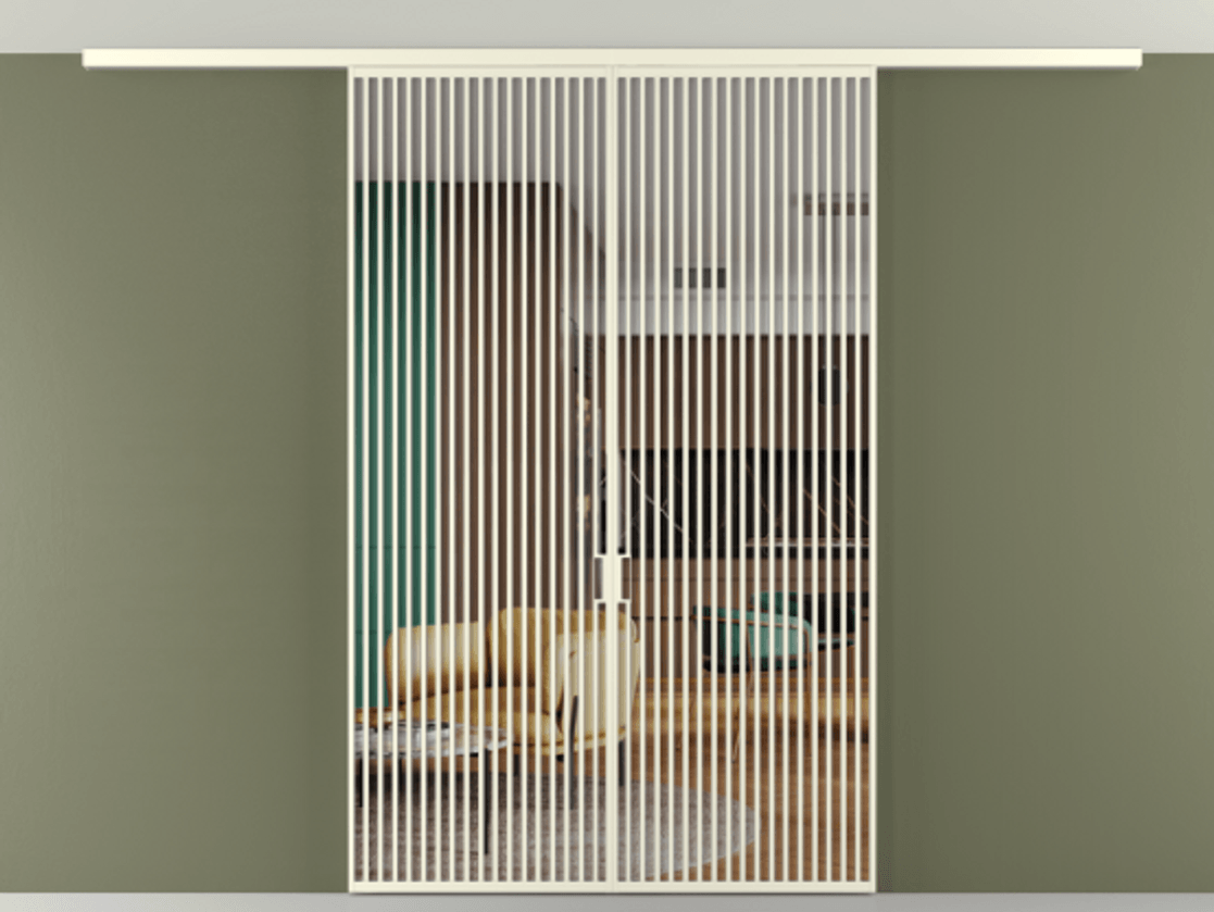 Перегородка Formato вдоль стены на потолок двустворчатая #VENDORCODE# #FURNISH# #GLASS# Цена #PRICE# #CURRENCY# | Volhovec